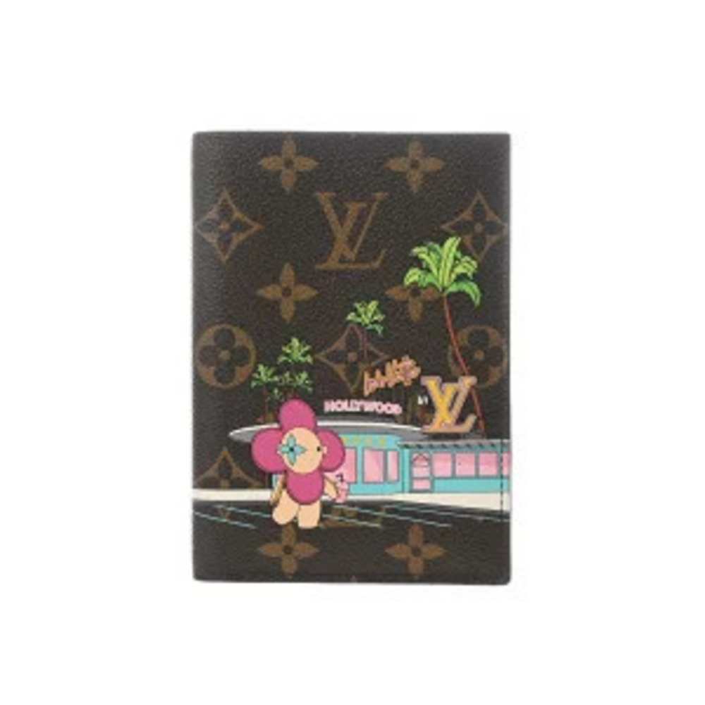 Louis Vuitton Monogram Couverture Passport Vivienne Pink Canvas Case